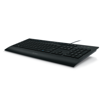 Клавиатура Logitech K280e черная [проводная, мембранная