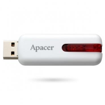 Флеш-диск 16Gb Apacer AH326 USB 2.0, белый