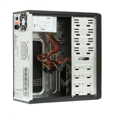 Корпус Miditower Winard 3010 Black, без БП, ATX, 2x