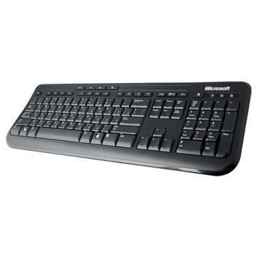 Клавиатура Microsoft Wired Keyboard 600 черная [проводная