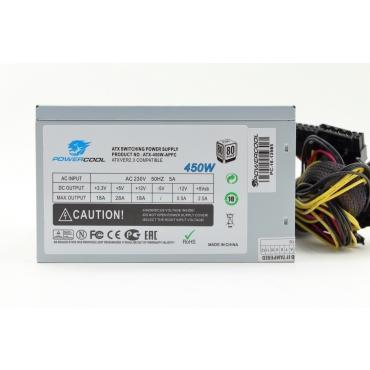 Блок питания 450 Вт PowerCool ATX-450W-APFC 80PLUS