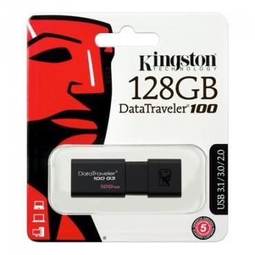 Флеш-диск 128Gb Kingston DataTraveler 100 G3, USB