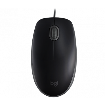 Мышь Logitech B110 SILENT черная [проводная, оптическая