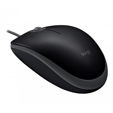 Мышь Logitech B110 SILENT черная [проводная, оптическая