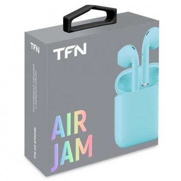 Гарнитура вкладыши беспроводная TFN AirJam Blue, с