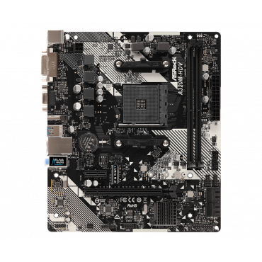 Материнская плата ASRock A320M-HDV R4.0 [AM4, AMD