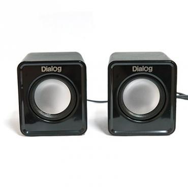 Колонки Dialog AC-02UP BLACK Colibri 2.0, 6 Вт RMS