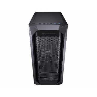 Корпус Miditower Cougar MX410 Mesh-G, без БП, ATX/mATX/Mini-ITX