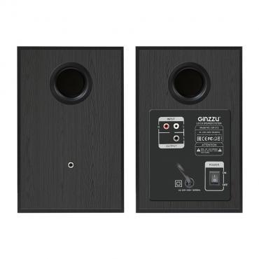 Колонки Ginzzu GM-312, 2.0, 40Вт/BT/USB/SD/AUX/ДУ/черный