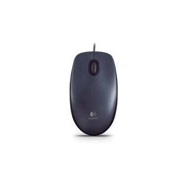 Мышь Logitech M90 серая [проводная, оптическая, 1000