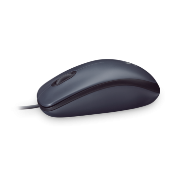 Мышь Logitech M90 серая [проводная, оптическая, 1000