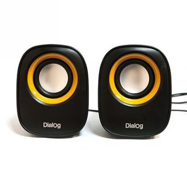 Колонки Dialog AC-06UP BLACK Colibri 2.0, 6 Вт RMS