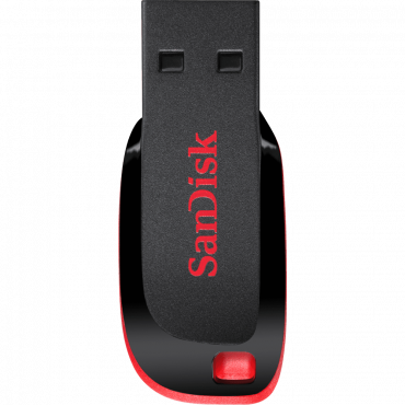 Флеш-диск 32Gb Sandisk Cruzer Blade USB 2.0, черный/красный