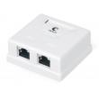 Розетка RJ-45 Lev5+ Cabeus двойная настенная WS-8P8C-Cat.5e-2