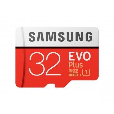 Флеш-карта Samsung EVO Plus microSD 32Gb class 10