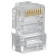 Вилка RJ-45 Lev5+ (для любого кабеля) PLUG-8P8C-U-C5