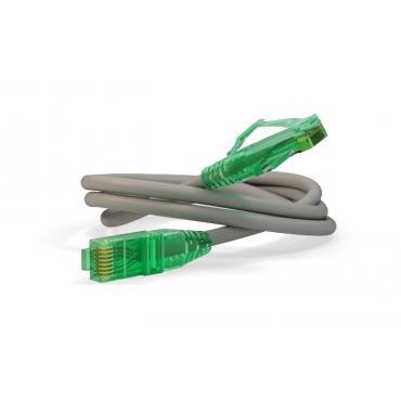 Патч-корд UTP Lev6A 1.0м Hyperline PC-LPM-UTP-RJ45-RJ45-C6a-1M-LSZH-GY