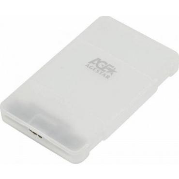 Внешний блок USB 3.0 AgeStar 3UBCP1-6G (белый) для