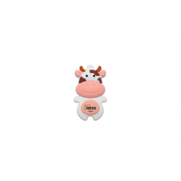 Флеш-диск 16Gb Mirex Kids COW PEACH, USB 2.0