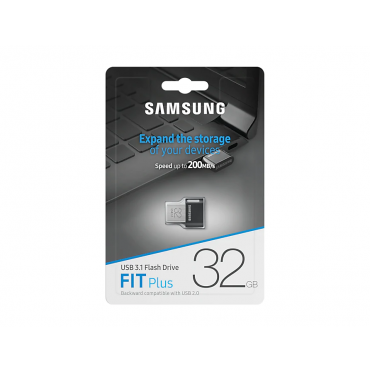 Флеш-диск 32Gb Samsung FIT Plus, USB 3.1, черный (MUF-32AB/APC