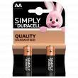 Батарея AA Duracell Simply алкалиновая