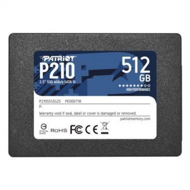 Накопитель SSD 512Gb [Patriot P210 P210S512G25] SATA3