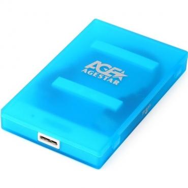 Внешний блок USB 3.0 AgeStar 3UBCP1-6G (синий) для