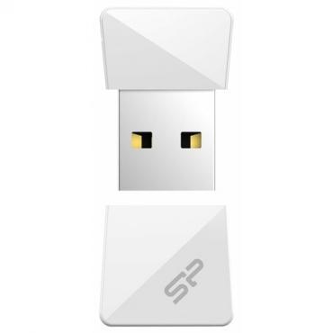 Флеш-диск 16Gb Silicon Power Touch T08, USB 2.0, Белый