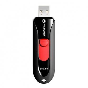 Флеш-диск 16Gb Transcend JetFlash 590, USB 2.0, Черный