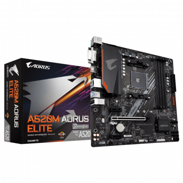 Материнская плата Gigabyte A520M AORUS ELITE [AM4