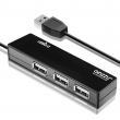 Концентратор(HUB)  4-USB Ginzzu GR-334UB, 4 port (1xUSB3.0+3xUSB2.0