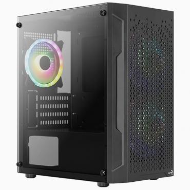 Корпус Miditower AeroCool Trinity Mini-G-BK-v2, без