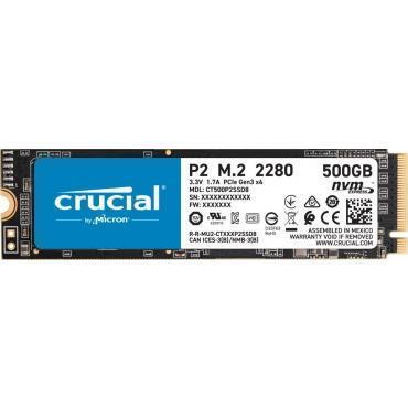 Накопитель SSD 1Tb [Crucial P2 CT1000P2SSD8] M.2 PCI-Eх4