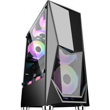 Корпус Miditower 1STPLAYER DK-3, без БП, ATX, 1х USB