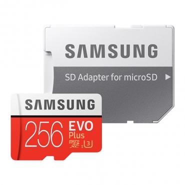 Флеш-карта Samsung EVO Plus microSDXC 256Gb class