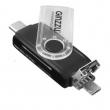 Карт-ридер Ginzzu EXT GR-325B OTG TYPE C/microUSB/USB2.0