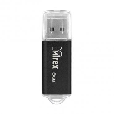 Флеш-диск  8Gb Mirex Unit,, USB 2.0, черный