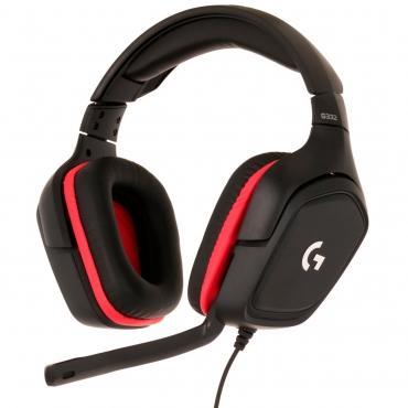 Гарнитура игровая Logitech G332 Leatheratte, кабель