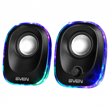 Колонки Sven 330, чёрный, USB, акустическая система