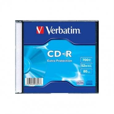 Диск CD-R Verbatim 700Mb 80мин 52х Slim