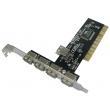 Контроллер PCI USB-2.0 4+1port VIA (oem