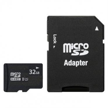 Флеш-карта microSD 32Gb class 10 (адаптер SD в комплекте