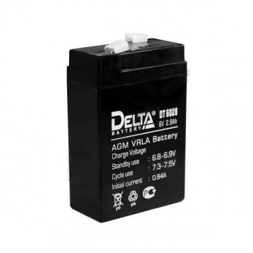 Аккумулятор  6v  2,8Ah Delta (DT 6028