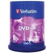 Диск DVD+R Verbatim 4.7Gb 16х Cake Box (100шт