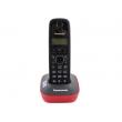 Радиотелефон Panasonic KX-TG1611RUR, DECT, красный