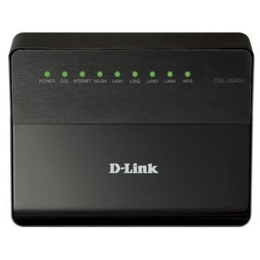 Модем ADSL D-Link DSL-2640U/RA/U1A ADSL внешний беспроводной