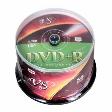 Диск DVD+R VS 4.7Gb 16x Cake Box (50 шт