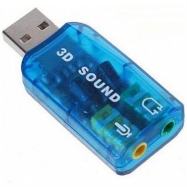 Карта звуковая C-Media CM108 USB TRUA3D 2.0 channel